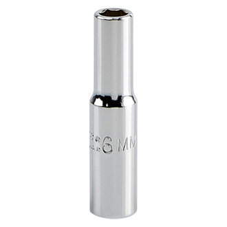 PROTO® - 1/4" Drive 6 mm 6-Point Metric Deep Socket