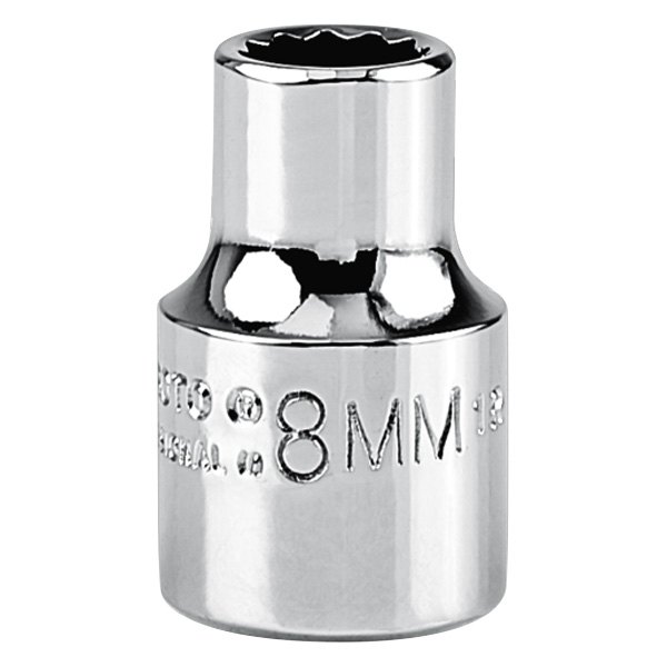 PROTO® - 3/8" Drive 8 mm 12-Point Metric Standard Socket