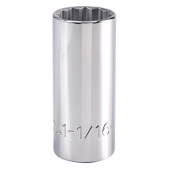 PROTO® - 1/2" Drive 1-1/16" 12-Point SAE Deep Socket