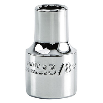 PROTO® - 1/2" Drive 3/8" 12-Point SAE Standard Socket