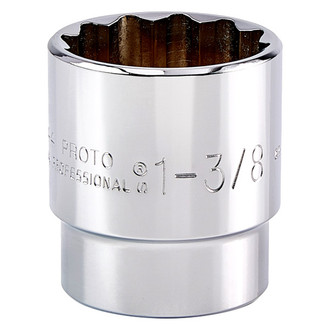 PROTO® - 1/2" Drive 1-3/8" 12-Point SAE Standard Socket