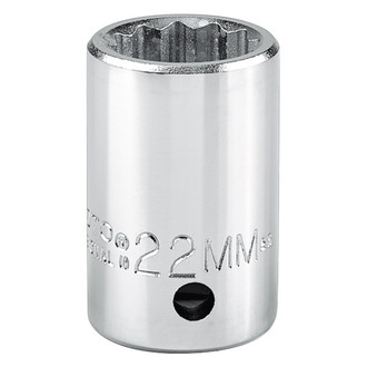 PROTO® - 3/4" Drive 22 mm 12-Point Metric Standard Socket