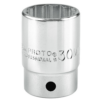 PROTO® - 3/4" Drive 30 mm 12-Point Metric Standard Socket