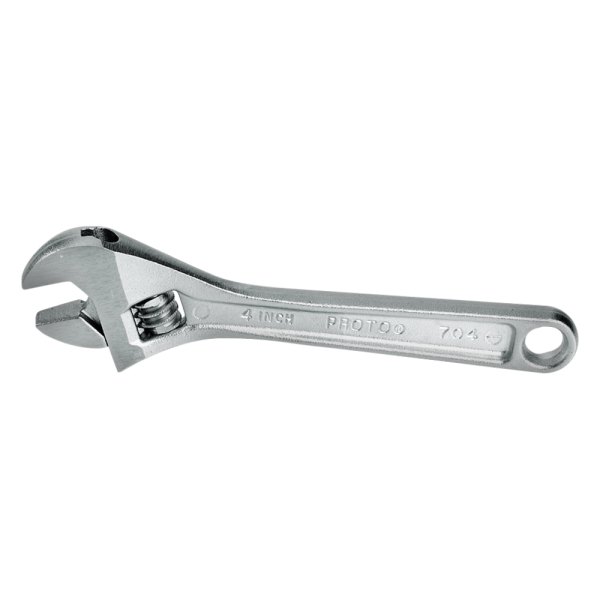 PROTO® - 1/2" x 4" OAL Satin Plain Handle Adjustable Wrench