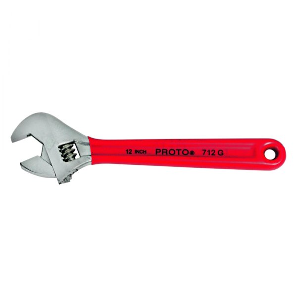 PROTO® - 1-5/16" x 10" OAL Satin Dipped Handle Adjustable Wrench