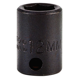 PROTO® - 3/8" Drive 12 mm 6-Point Standard Impact Socket