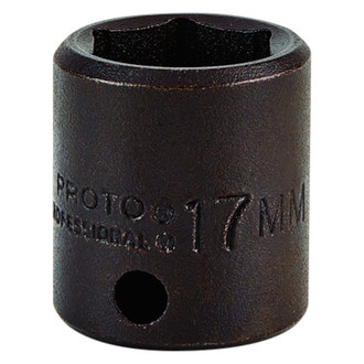 PROTO® - 3/8" Drive 17 mm 6-Point Standard Impact Socket