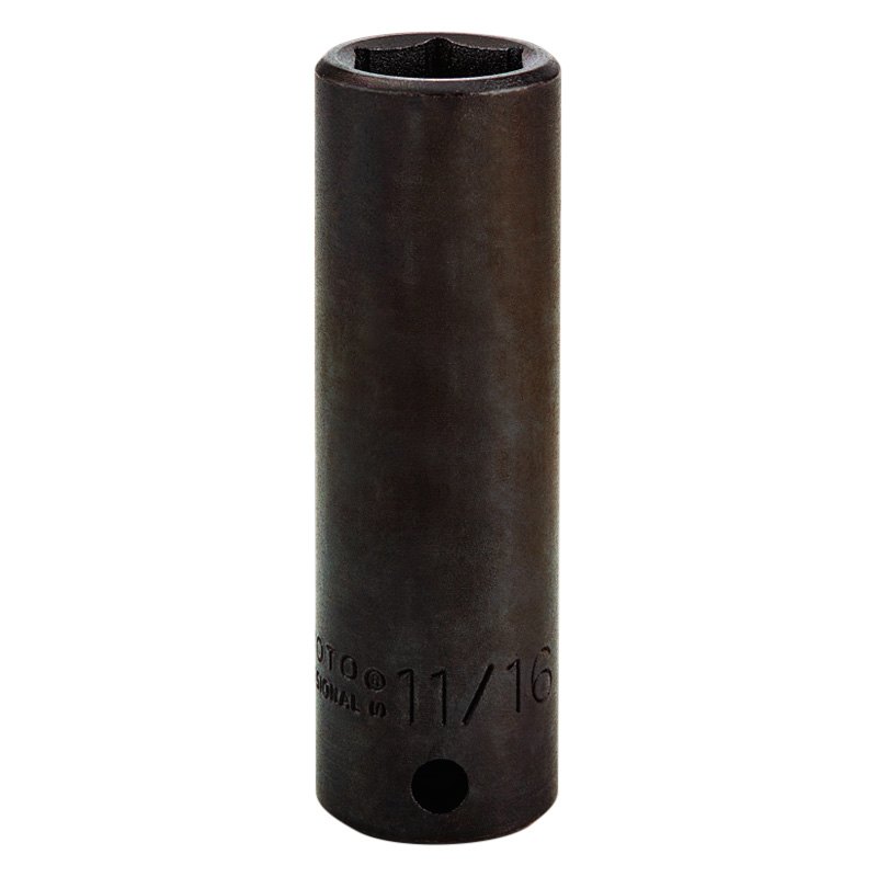 Details about   Proto Professional 1/2" Dr deep Impact Socket 6 Point 7324H 3/4" or 7322H 11/16" 