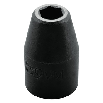 PROTO® - 1/2" Drive 9 mm 6-Point Standard Impact Socket