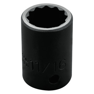 PROTO® - 1/2" Drive 11/16" 12-Point Standard Impact Socket