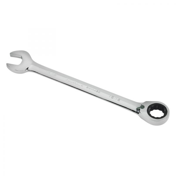 PROTO® - 3/4" 12-Point Angled Head Reversible Ratcheting Mirror Polished Combination Wrench