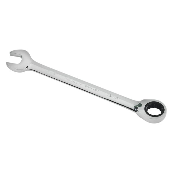 PROTO® - 15/16" 12-Point Angled Head Reversible Ratcheting Mirror Polished Combination Wrench