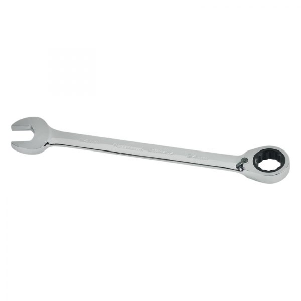PROTO® - 17 mm 12-Point Angled Head Reversible Ratcheting Mirror Polished Combination Wrench