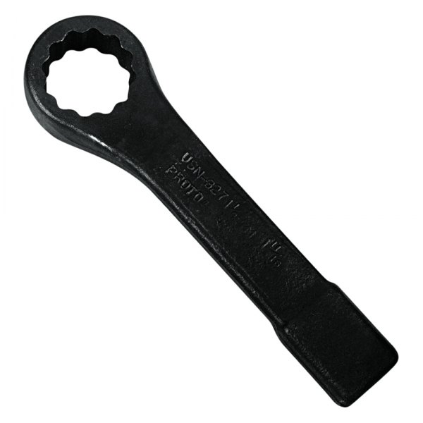 PROTO® - Super Heavy-Duty™ 36 mm 12-Point Black Oxide Offset Box End Striking Wrench