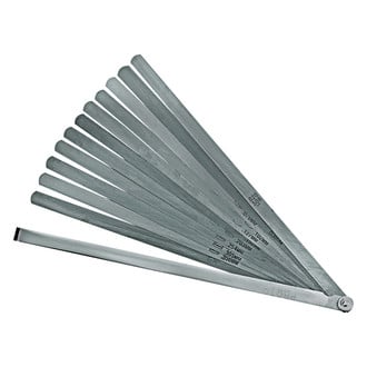 Proto® - 0.0015 to 0.020" SAE Stainless Steel Straight Feeler Gauge Set