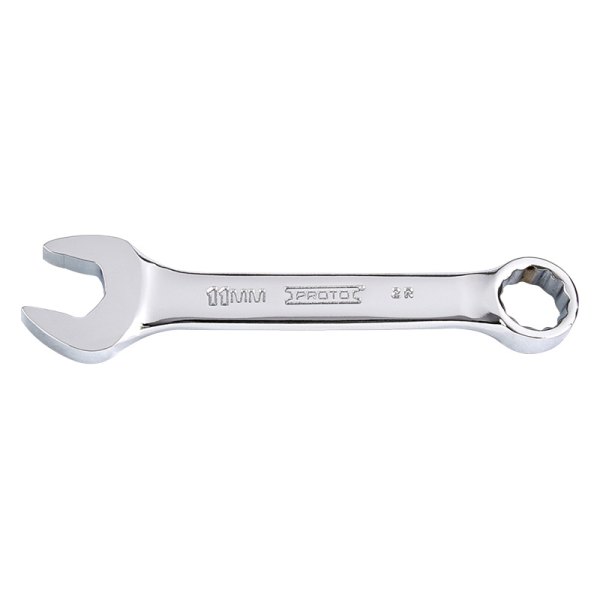 PROTO® - 25 mm 12-Point Angled Head Stubby Chrome Combination Wrench