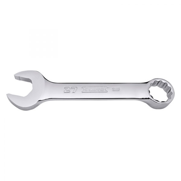 PROTO® - 27 mm 12-Point Angled Head Stubby Chrome Combination Wrench