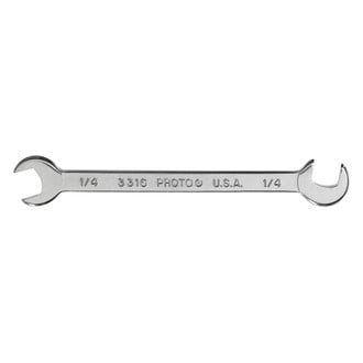 PROTO® - SAE Hex 15° and 75° Angled Head Satin Double Open End Wrench