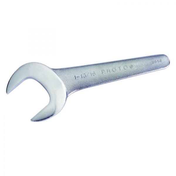 PROTO® - 1-1/8" Rounded 30° Angled Head Satin Single Open End Wrench