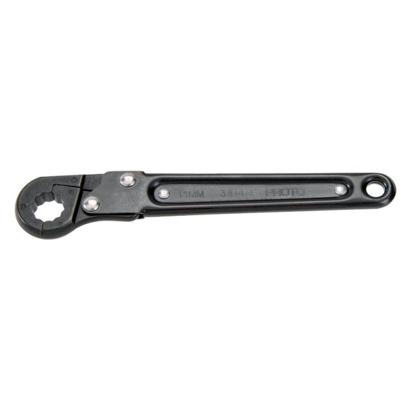 PROTO® - 10 mm 12-Point Ratcheting Black Oxide Open Jaw Single End Flare Nut Wrench