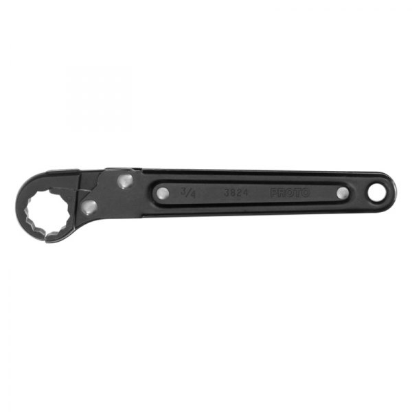 PROTO® - 3/4" 12-Point Ratcheting Black Oxide Open Jaw Single End Flare Nut Wrench