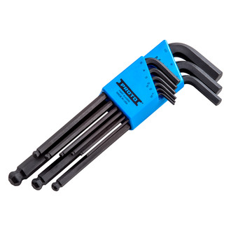 PROTO® - 9-Piece 1.5 to 10 mm Metric Ball End Hex Key Set