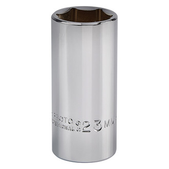 PROTO® - 3/8" Drive 23 mm 6-Point Metric Deep Socket
