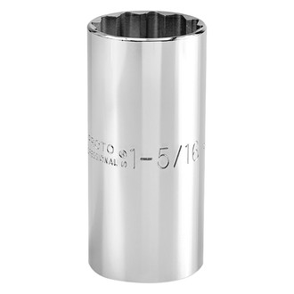 PROTO® - 1/2" Drive 1-5/16" 12-Point SAE Deep Socket