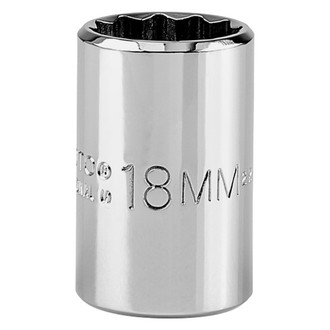 PROTO® - 1/2" Drive 18 mm 12-Point Metric Standard Socket