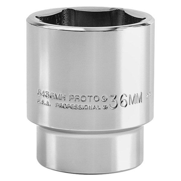 PROTO® - 1/2" Drive 36 mm 6-Point Metric Standard Socket