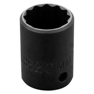 PROTO® - 1/2" Drive 20 mm 12-Point Standard Thin Wall Impact Socket