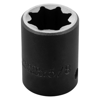 PROTO® - 1/2" Drive 5/8" 8-Point Standard Impact Socket