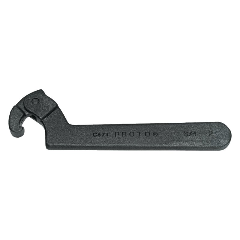 Proto JC471 Adjustable Hook Spanner Wrench - 3/4 to 2 Jaw