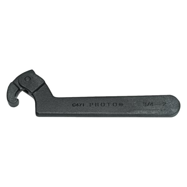PROTO® - 2" to 4-3/4" Black Oxide Adjustable Hook Spanner Wrench