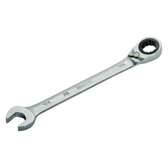 PROTO® - Metric 12-Point Angled Head Reversible 72-Teeth Ratcheting Chrome Combination Wrench