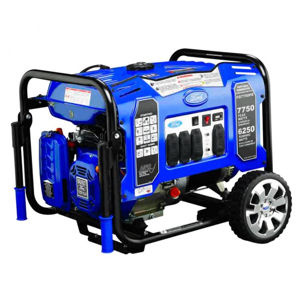 Pulsar® - Ford™ 6.25 kW Gasoline Electric/Recoil Start Portable Generator