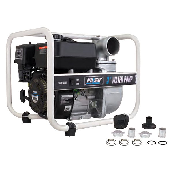 Pulsar® - 3" x 3" 6-1/2 hp (4.3 kW) Cordless Semi Trash Water Pump with Recoil Starter
