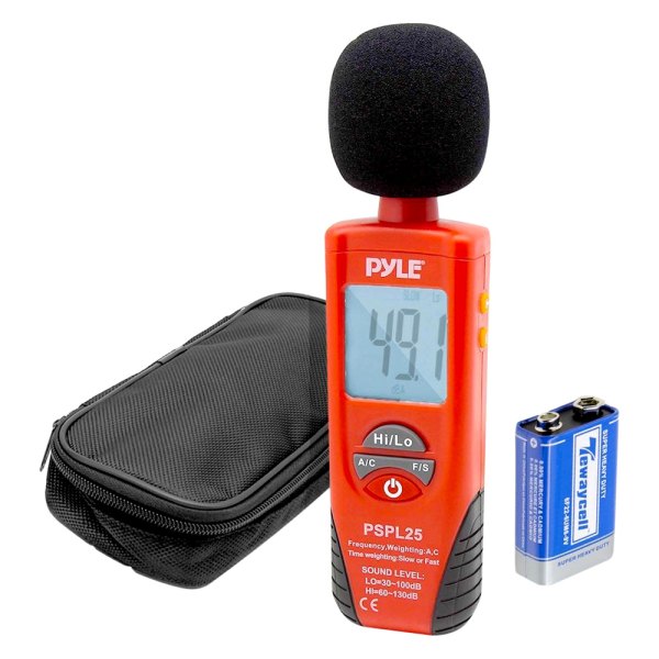Pyle® - 60 dBA to 130 dBA Sound Level Meter with A and C Frequency Weighting