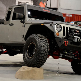Race Ramps® - Modified Jeep Wrangler on Show Rock