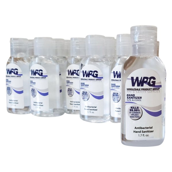 Race Sport® - WPG™ 25 Pieces 1.7 oz. Gel Hand Sanitizer Bottles