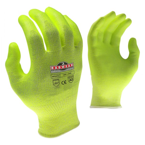 Radians® - Silver Series™ Medium 13 Gauge Hi-Viz Yellow Cut Resistant Gloves