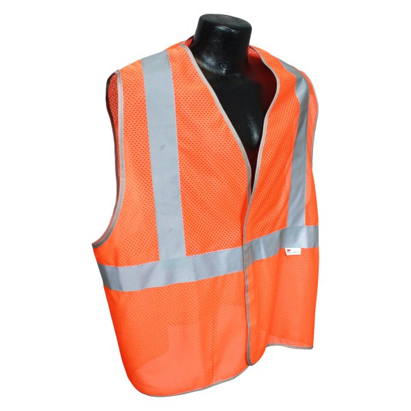 Radwear® - Radians™ XX-Large Orange Polyester Mesh Type R Class 2 High Visibility Safety Vest