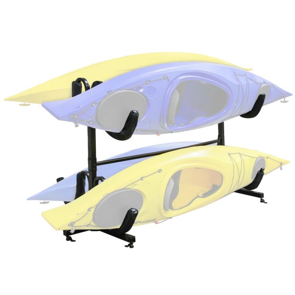 RaxGo® - Freestanding 4-Kayak Storage Rack