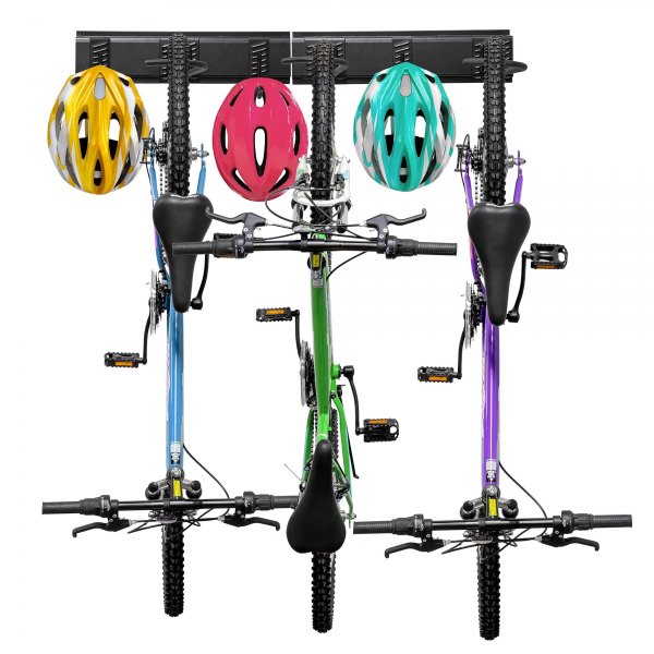 RaxGo® - Wall Mounted 3-Bike Rack