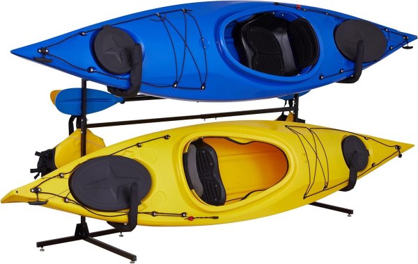 RaxGo® - Kayak Storage Rack for 2 with Paddle Hook