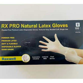 Raxwell® - RX PRO Latex Disposable Gloves