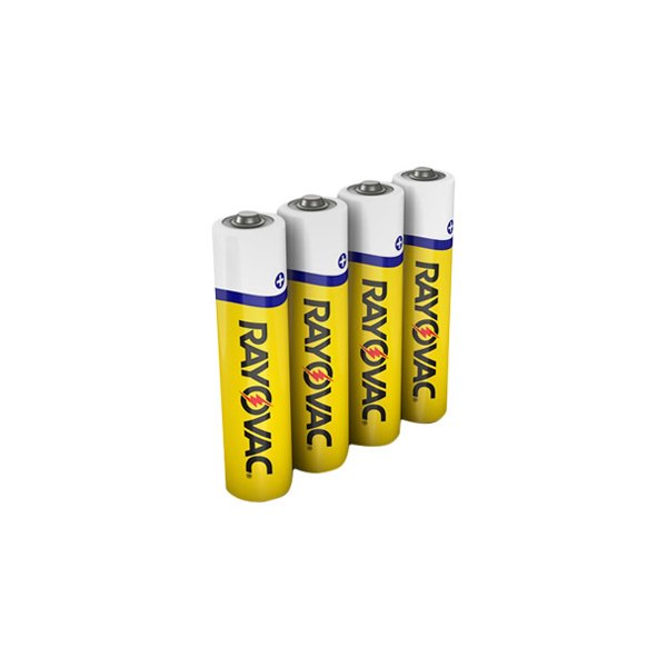 Rayovac® - AAA 1.5 V Zinc-Carbon Heavy Duty Primary Batteries (4 Pieces)