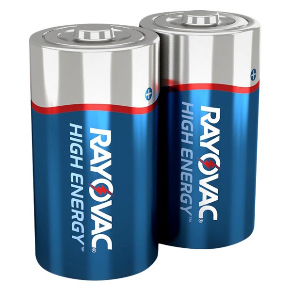 Rayovac® - High Energy™ D 1.5 V Alkaline Primary Batteries (2 Pieces)