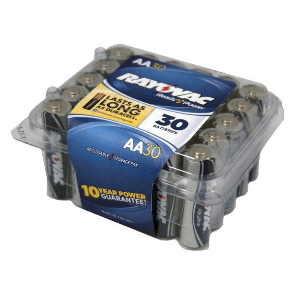 Rayovac® - High Energy™ AA 1.5 V Alkaline Primary Batteries (30 Pieces)