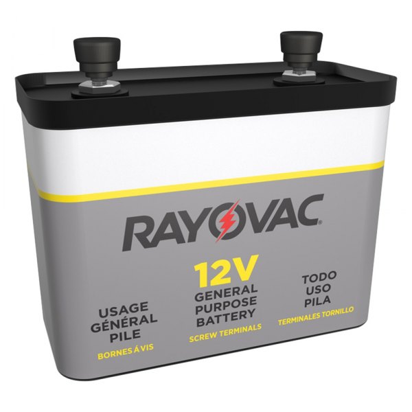 Rayovac® - 12 V Zn/MnO2 General Purpose Primary Lantern Battery with Spring Terminals